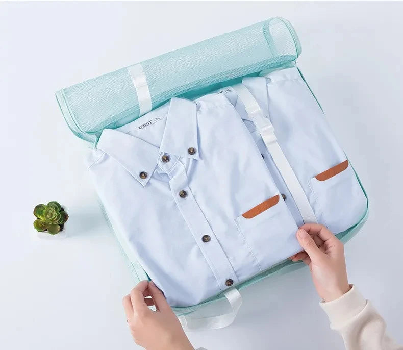 10-Piece Travel Organizer Set - Packing Cubes for Clothes, Shoes & Toiletries