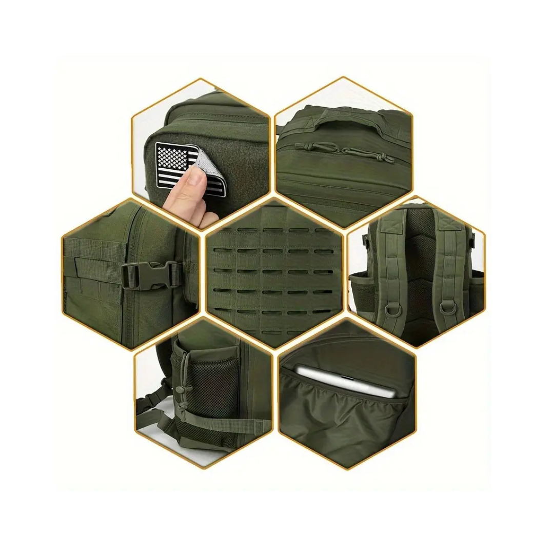 25L/45L Military Tactical Backpack for Men & Women – Durable Outdoor Survival Bug Out Bag