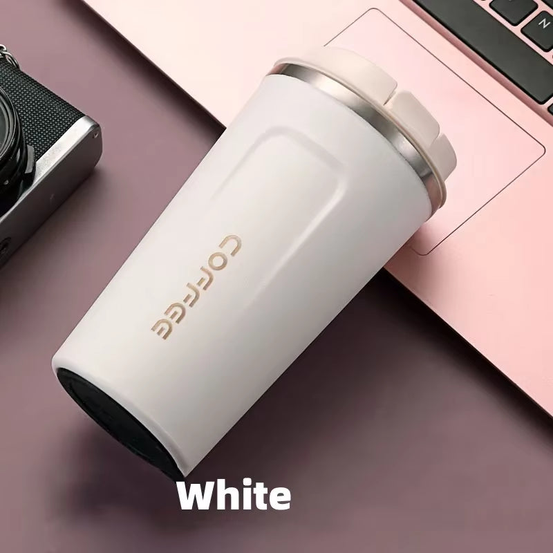 380/510Ml Stainless Steel Coffee Cup Travel Thermal Mug Leak-Proof Thermos Bottle Tea Coffee Mug Office Business Style Thermos