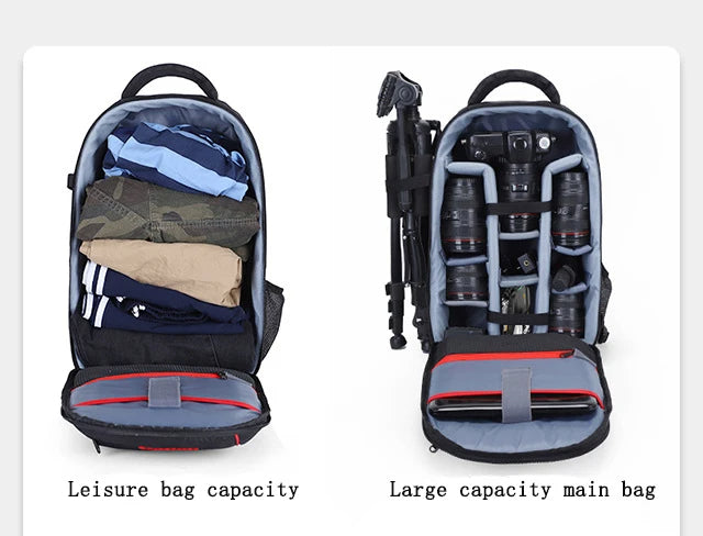 Waterproof Wear-Resistant Camera and Photography Backpack – Ideal for DSLR, Mirrorless, and Drone Gear