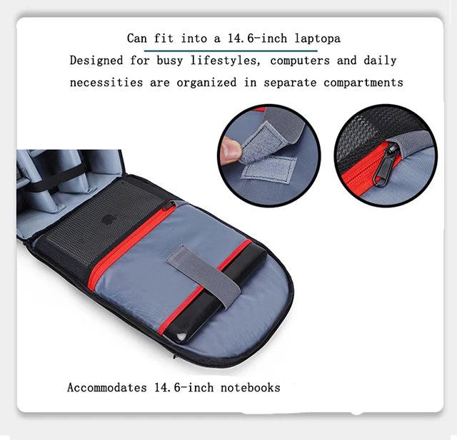 Waterproof Wear-Resistant Camera and Photography Backpack – Ideal for DSLR, Mirrorless, and Drone Gear