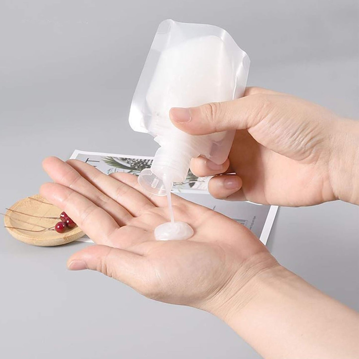 10 Pcs 30/50/100ml Travel Subpackage Bottles – Leak-Proof, Reusable Containers for Toiletries