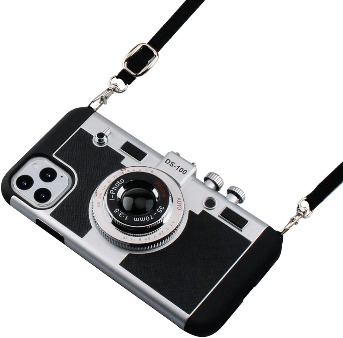 Emily In Paris 3D Retro Camera Leather Case for iPhone 13 to 16 Pro Max