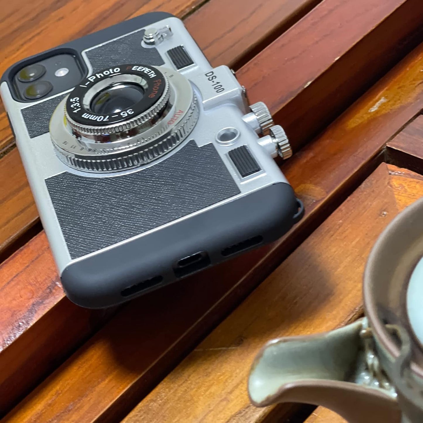 Emily In Paris 3D Retro Camera Leather Case for iPhone 13 to 16 Pro Max