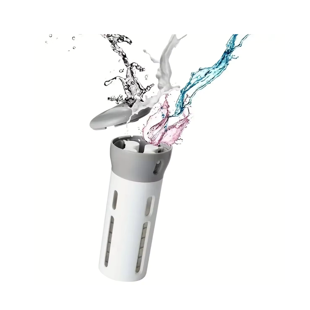 4-in-1 Portable Travel Liquid Dispenser – Leak-Proof, Refillable Bottle for Shampoo, Lotion, Perfume