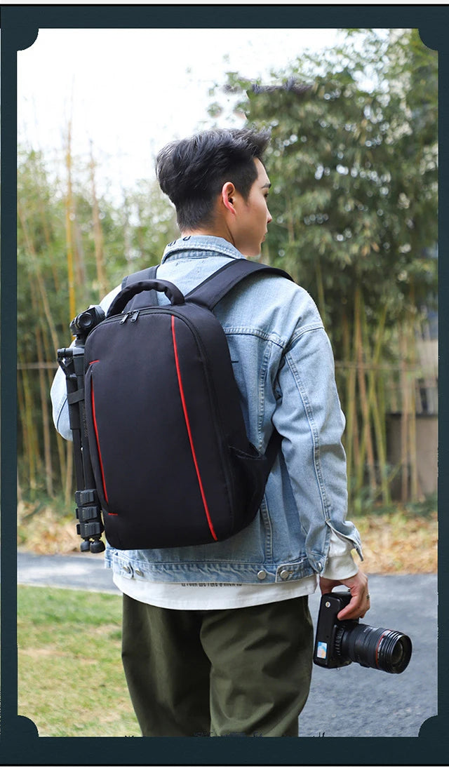 Waterproof Wear-Resistant Camera and Photography Backpack – Ideal for DSLR, Mirrorless, and Drone Gear