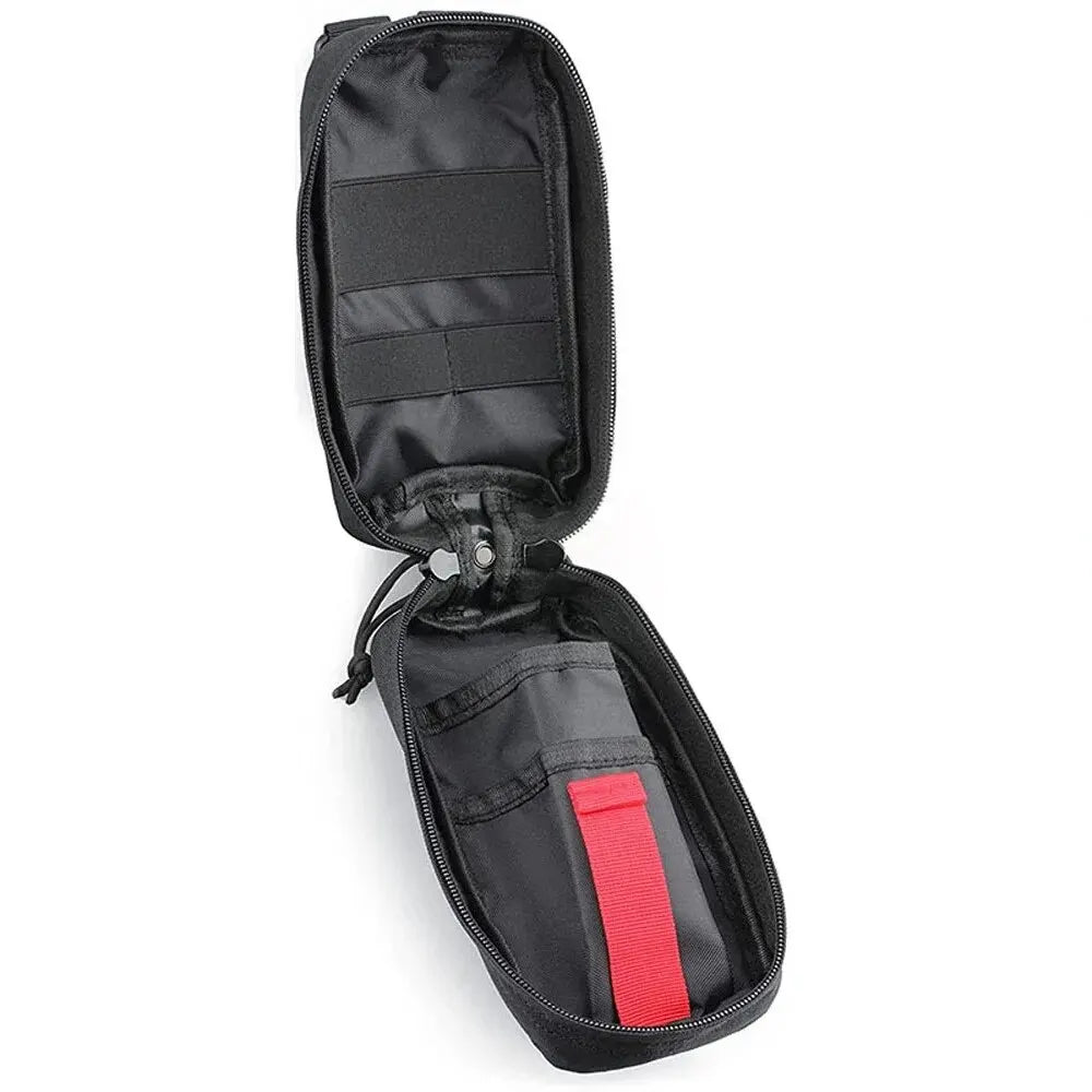 Tactical First Aid Kit EDC Pouch – Essential Survival Bag for Outdoor Adventures