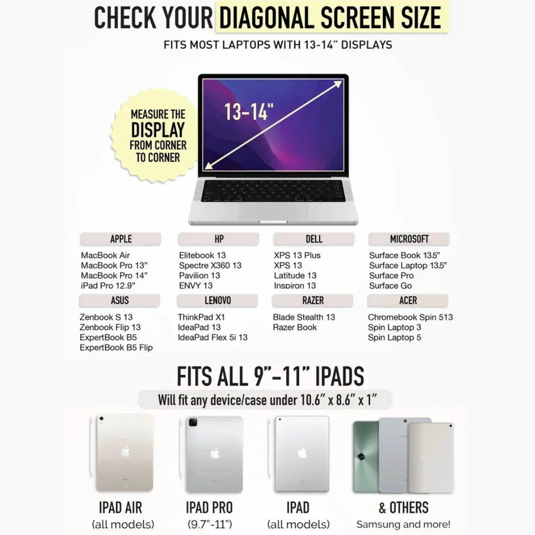 Puffy Laptop Sleeve (13-14 Inch) – Protective and Stylish Cover for MacBook, iPad, and Laptops