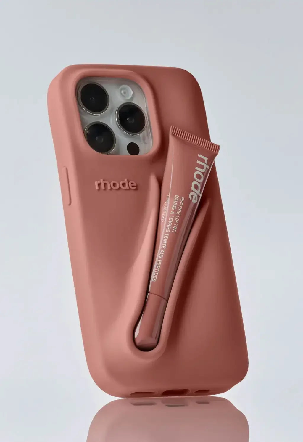 New Autumn Limited Edition Rhode Lip Holder Silicone Phone Case – Stylish and Functional Cover for iPhone 11, 12, 13, 14, 15, 16 Pro Max Plus