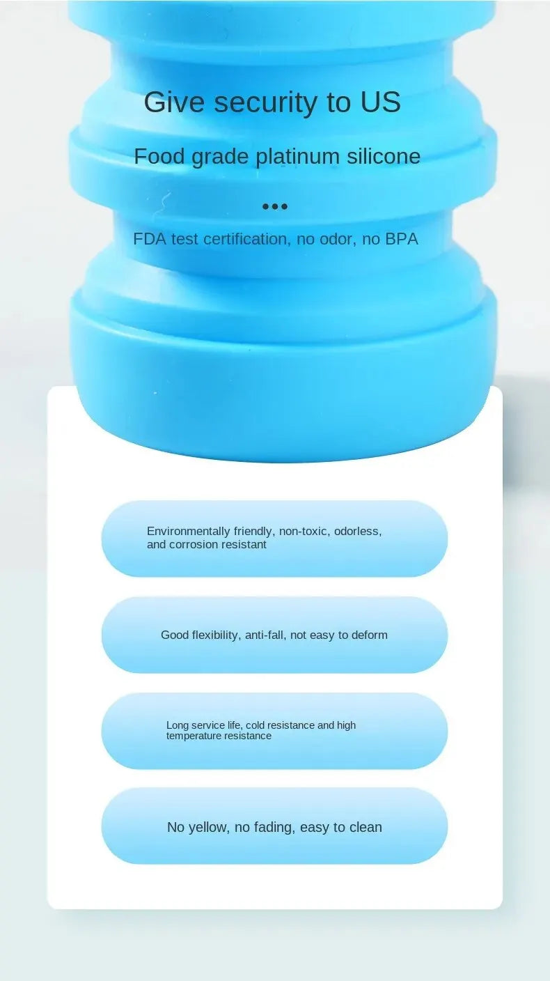 Collapsible Water Bottle – Portable and BPA-Free, Perfect for Hiking and Outdoor Activities