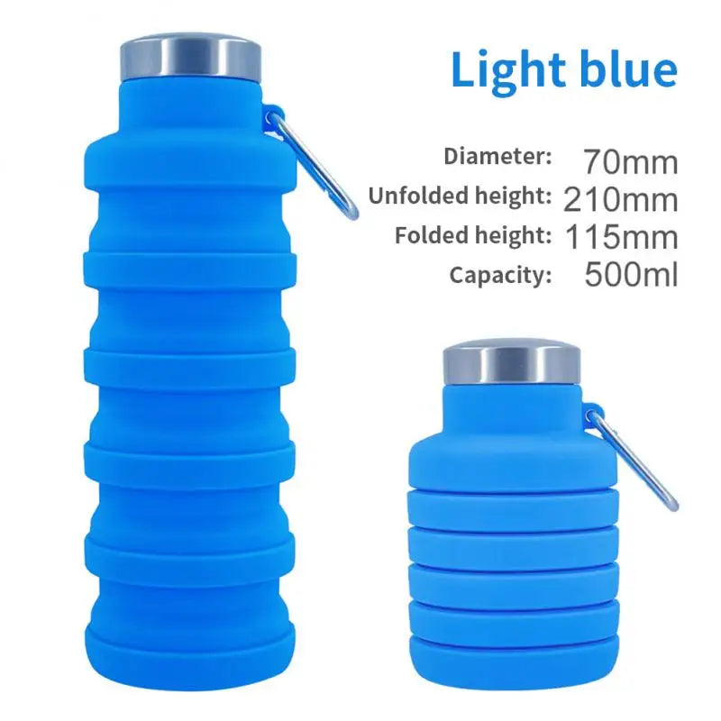 Collapsible Water Bottle – Portable and BPA-Free, Perfect for Hiking and Outdoor Activities