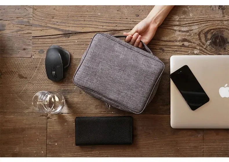 Waterproof Digital Organizer Cable Storage Bag for Travel and Home