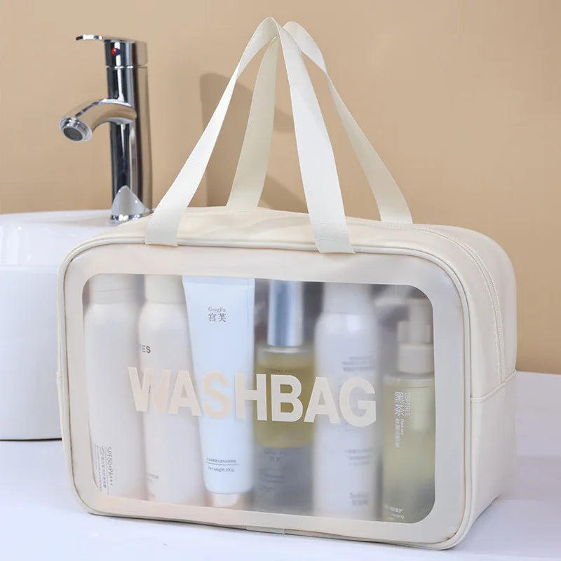 Large-Capacity Waterproof Cosmetic Bag – Stylish, Durable, and Perfect for Travel