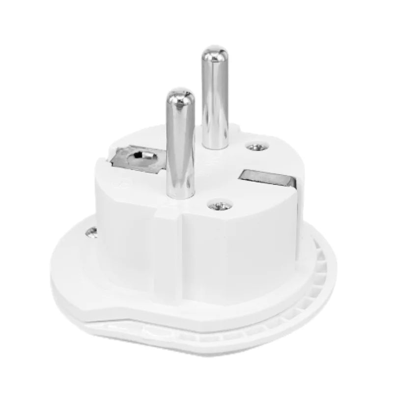 Socket Plug Travel Charger Adapter Converter – EU 2-Pin Plug with Overload Protection
