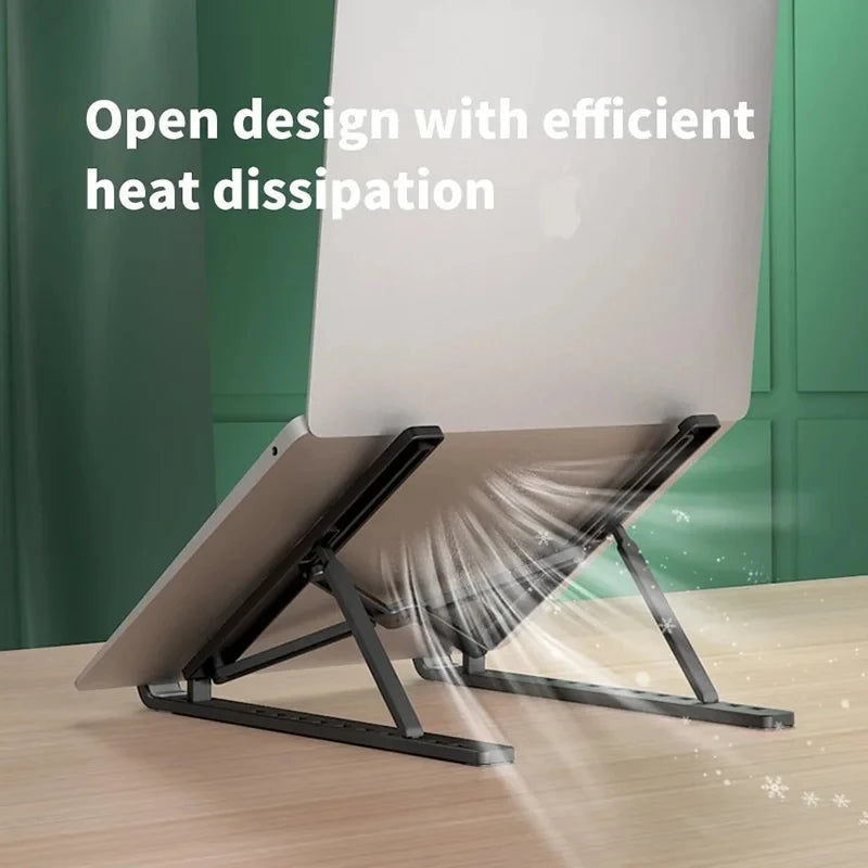Foldable Laptop Stand – Portable and Adjustable Notebook Holder for MacBook and PC