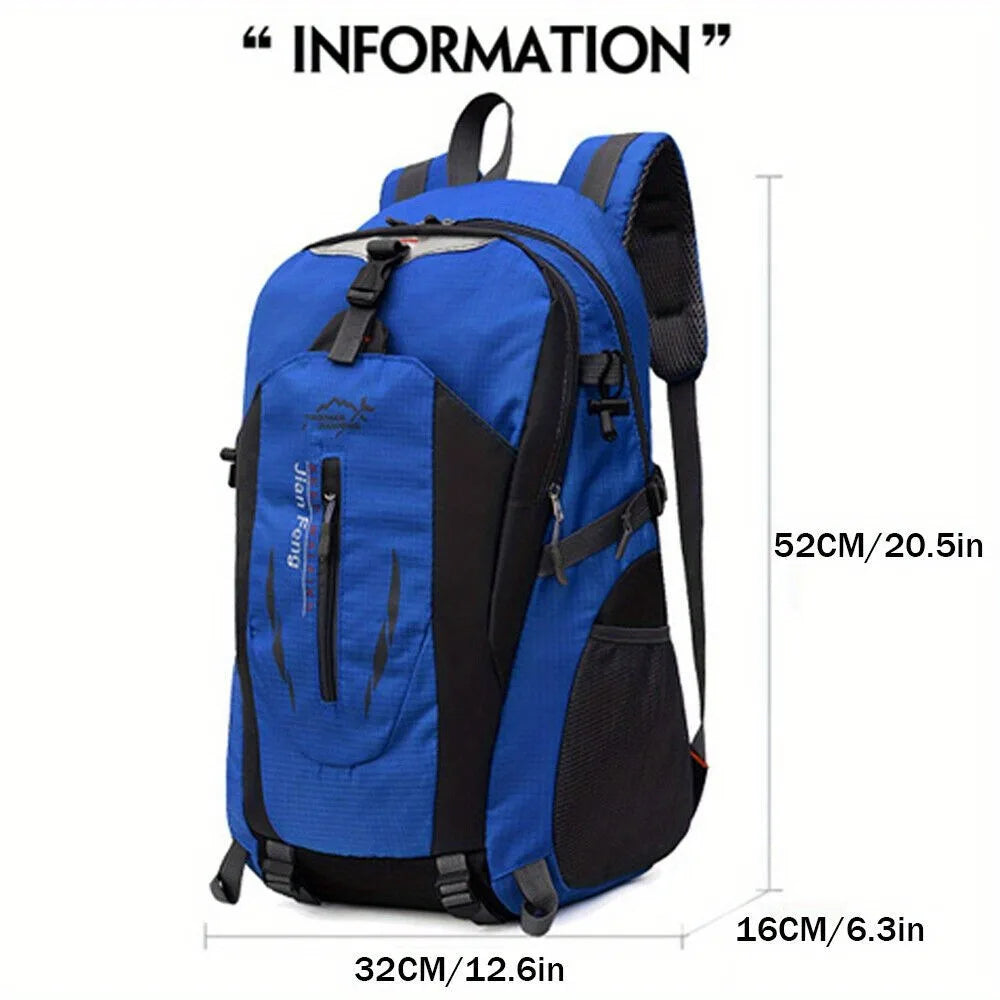 Men's Large Capacity Outdoor Backpack – Lightweight, Waterproof Travel & Hiking Bag