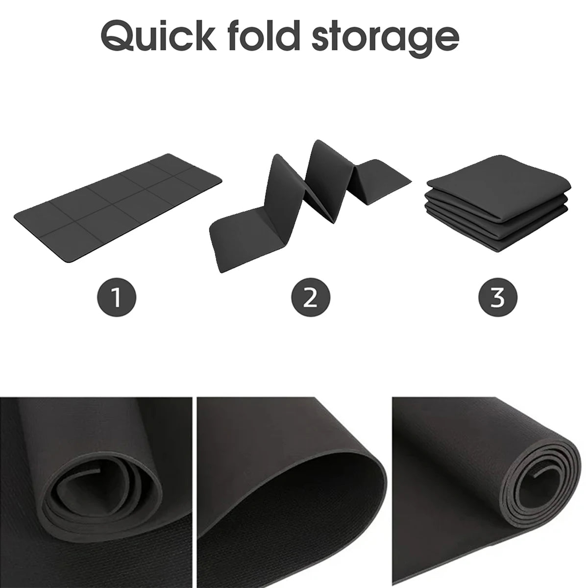 Anti-Skid EVA Comfort Foam Yoga Mat - 4mm Thick for Yoga, Pilates, and Gymnastics