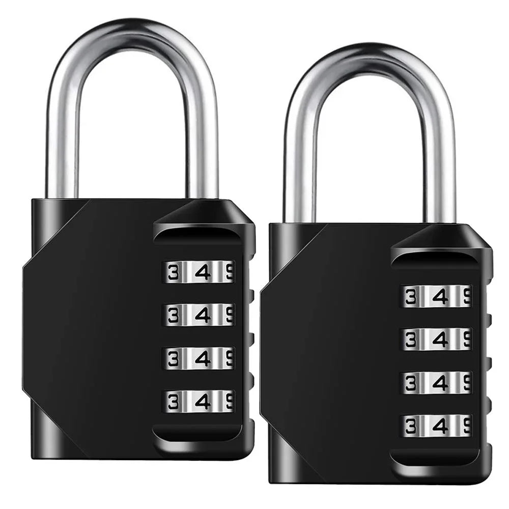 4-Digit Combination Lock – Waterproof and Heavy Duty Padlock for Outdoor and Indoor Use