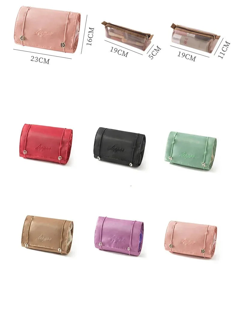 Detachable 4-in-1 Large Capacity Cosmetic Bag - Perfect Travel Companion