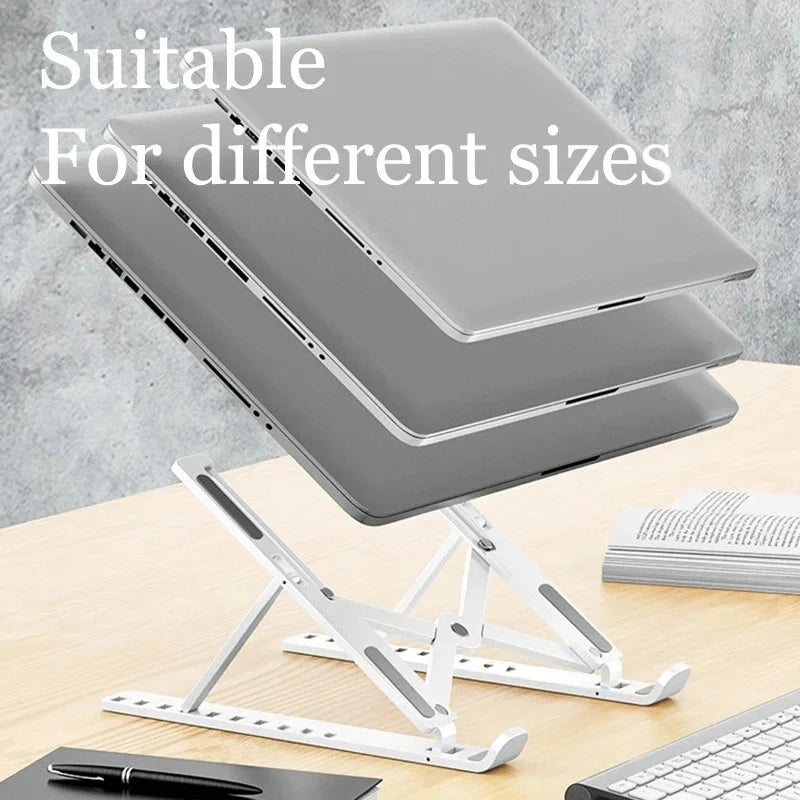 Foldable Laptop Stand – Portable and Adjustable Notebook Holder for MacBook and PC