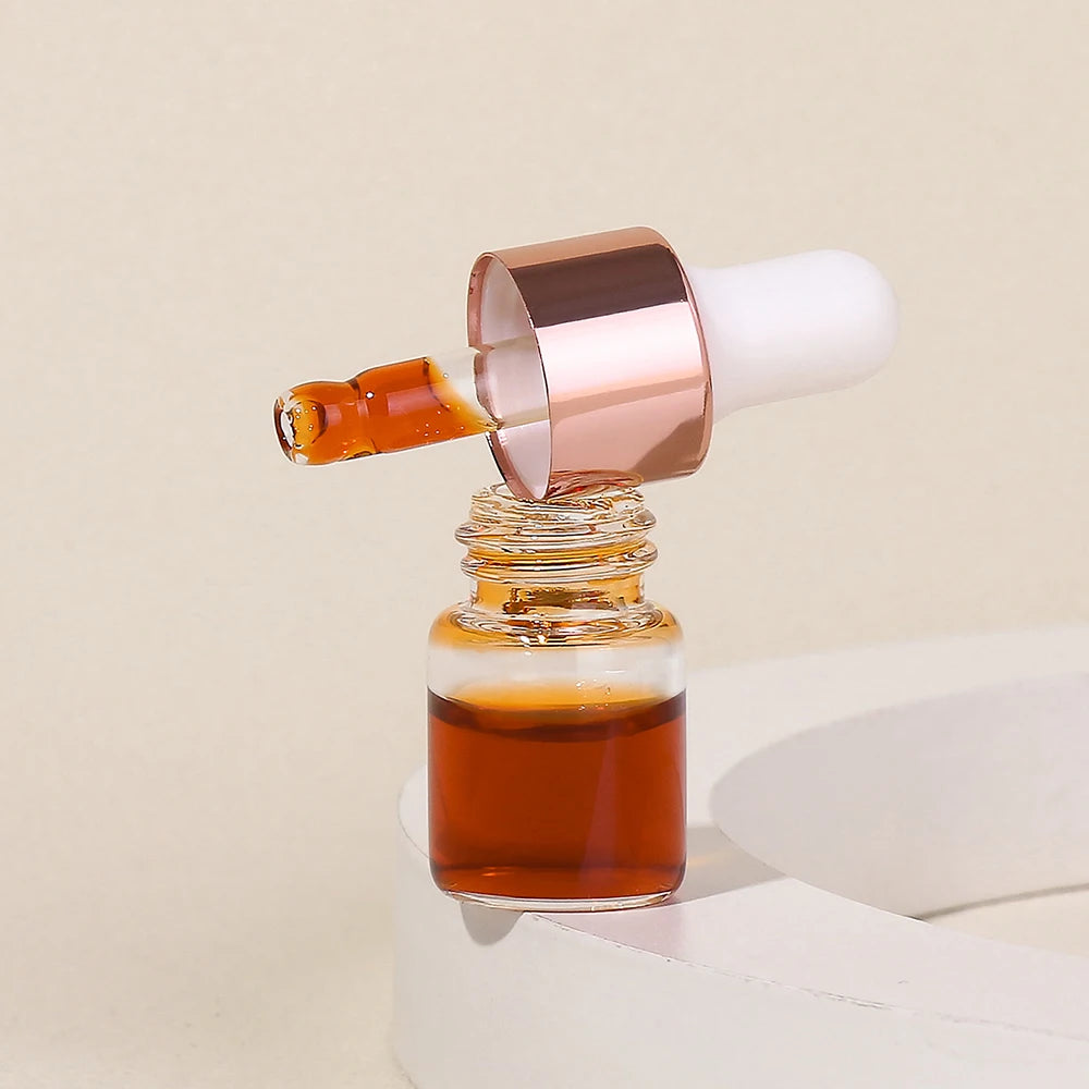 3-Piece 2ml Mini Glass Dropper Bottle Set - Perfect for Travel and DIY Beauty Products