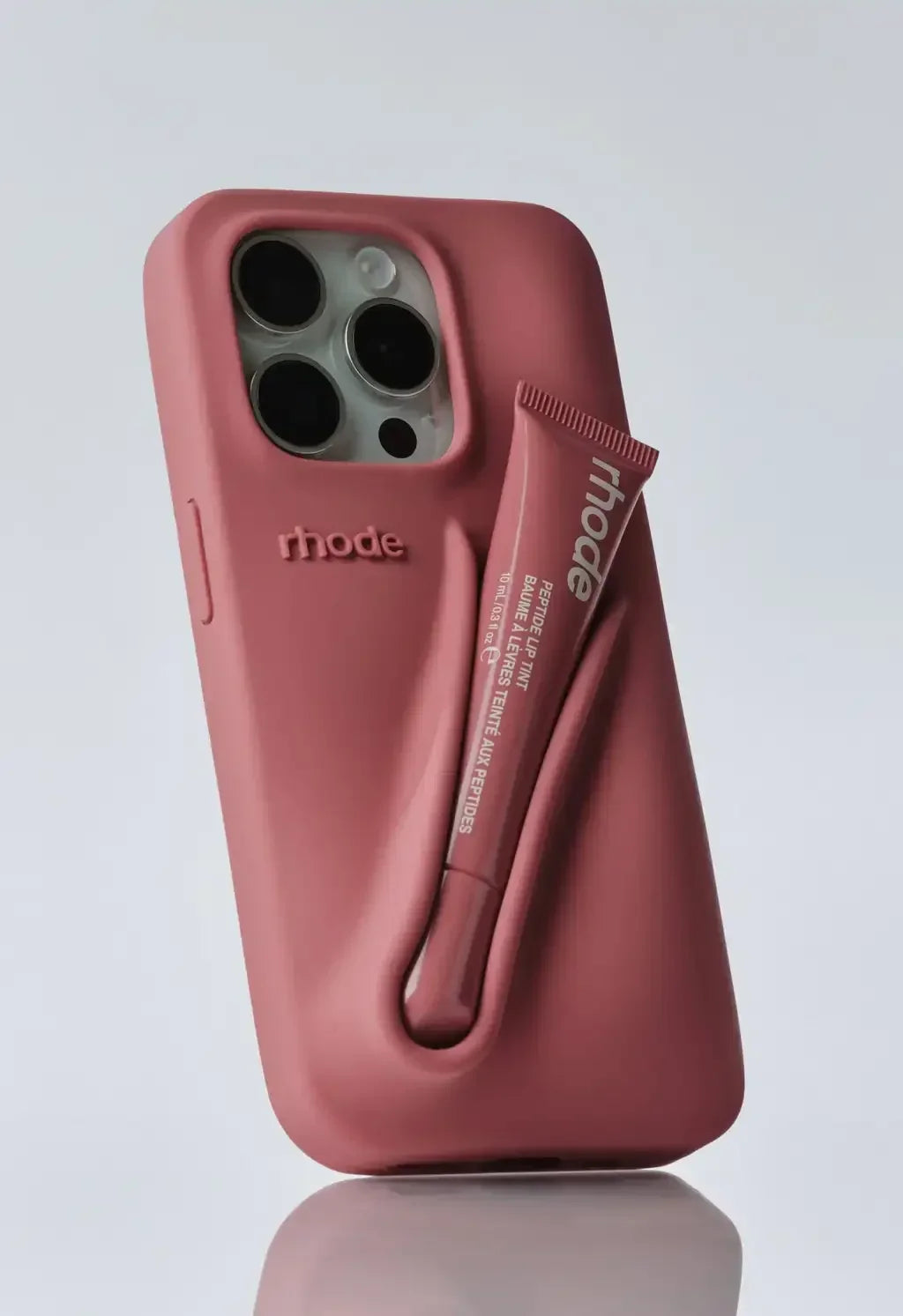 New Autumn Limited Edition Rhode Lip Holder Silicone Phone Case – Stylish and Functional Cover for iPhone 11, 12, 13, 14, 15, 16 Pro Max Plus