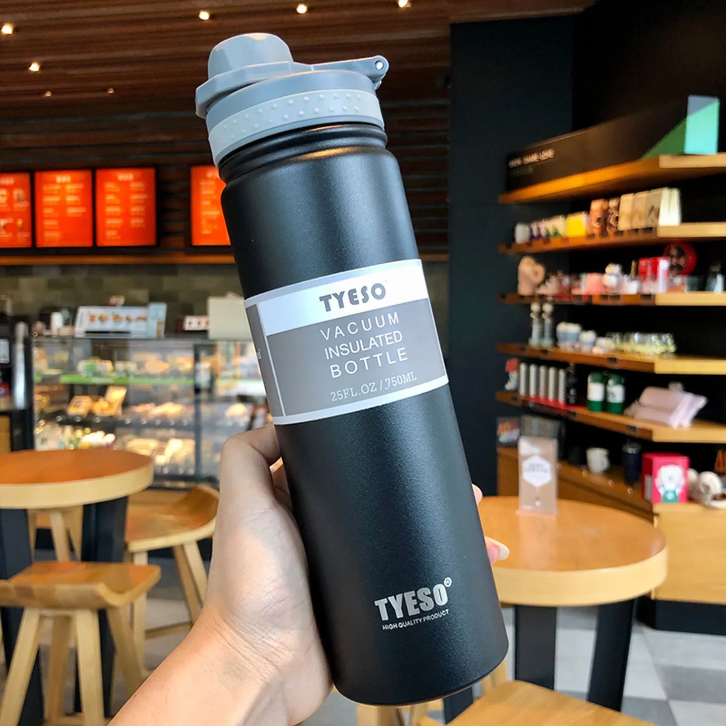 TYESO 530/750ML Stainless Steel Thermos Bottle – The Ultimate Insulated Travel Companion