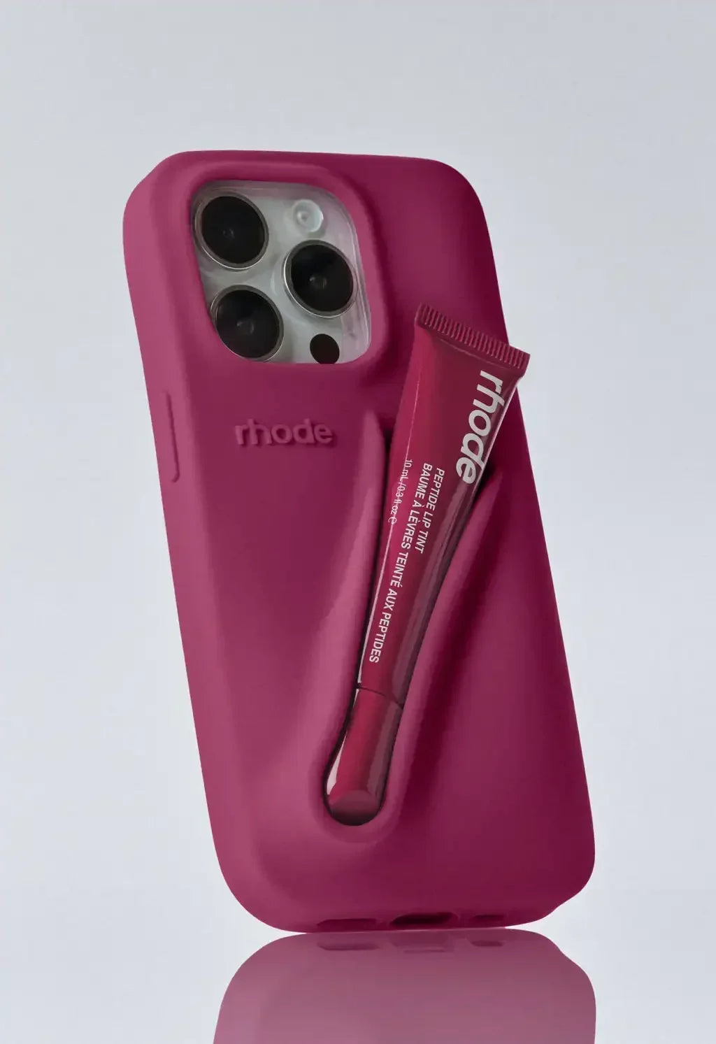 New Autumn Limited Edition Rhode Lip Holder Silicone Phone Case – Stylish and Functional Cover for iPhone 11, 12, 13, 14, 15, 16 Pro Max Plus