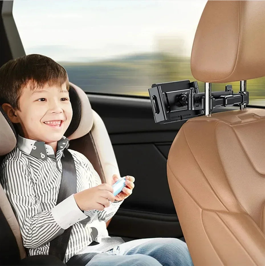 Universal Car Headrest Tablet Holder - Compatible with 4.7"-12.9" Devices