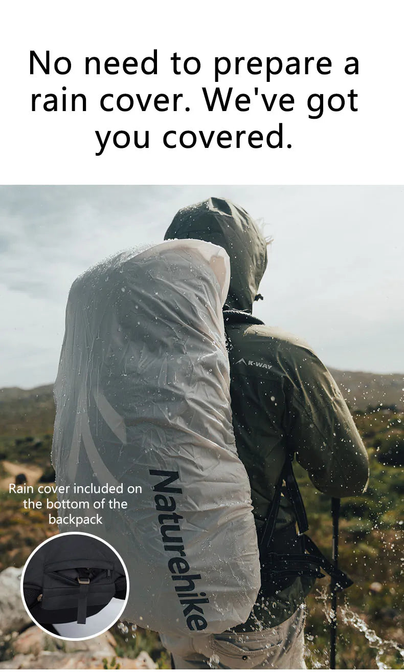 Naturehike 70L Camping Backpack - Ergonomic, Waterproof, and Built for Adventure