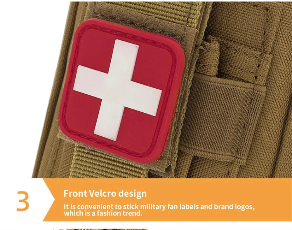 Tactical First Aid Kit EDC Pouch – Essential Survival Bag for Outdoor Adventures