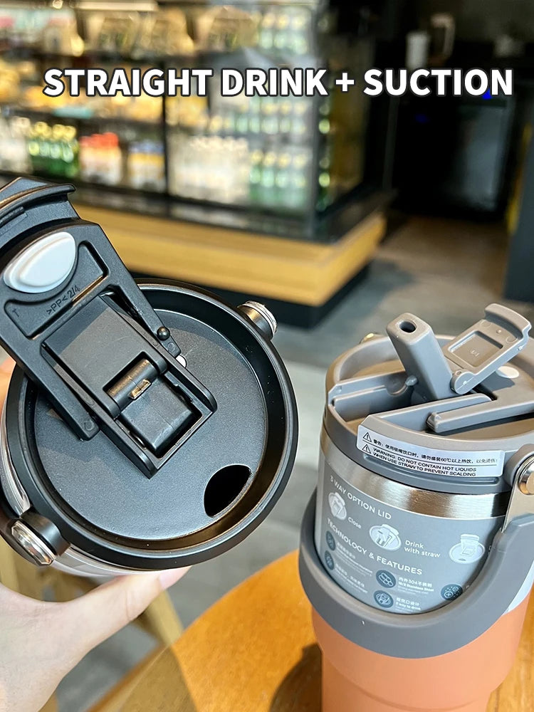 Tyeso Double-Layer Insulated Stainless Steel Coffee & Ice Cream Cup – Large Capacity for Hot and Cold Drinks