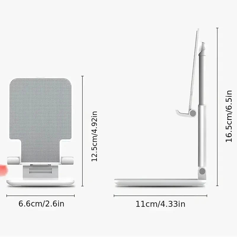Adjustable Desk Phone and Tablet Holder - Universal Compatibility for iPhone, iPad, Xiaomi, and More