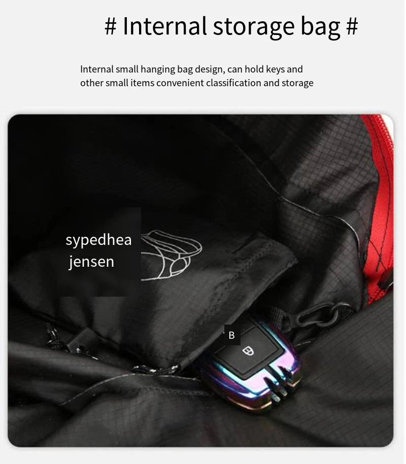 Ultimate Outdoor Folding Backpack - Lightweight Waterproof Nylon Sports Bag, 20L Large-Capacity for Camping, Hiking & Travel