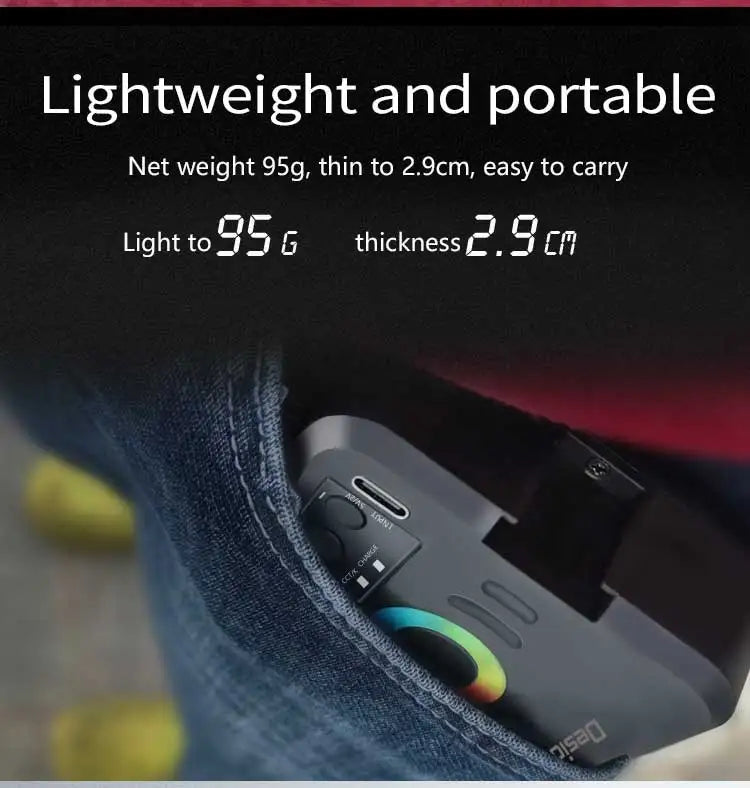 Mini RGB Hot Shoe Fill Light – Portable LED for Live Photography and Atmosphere Lighting