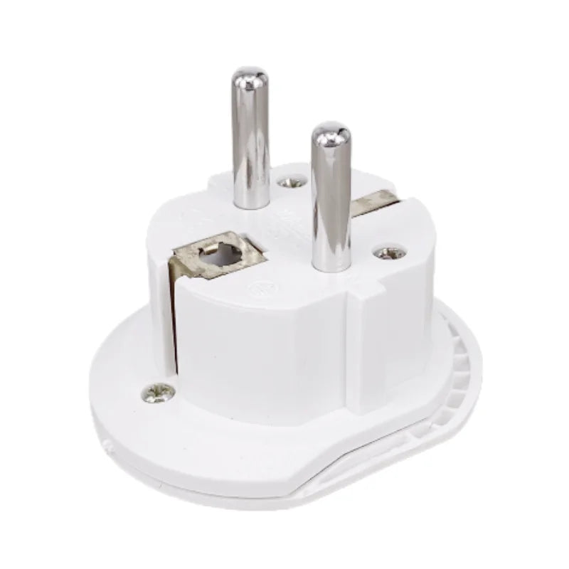 Socket Plug Travel Charger Adapter Converter – EU 2-Pin Plug with Overload Protection
