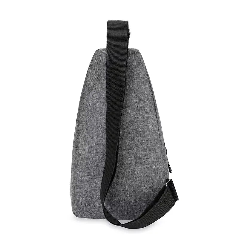 Men’s Large Capacity Crossbody Chest Bag – Fashionable, Durable, and Anti-Theft