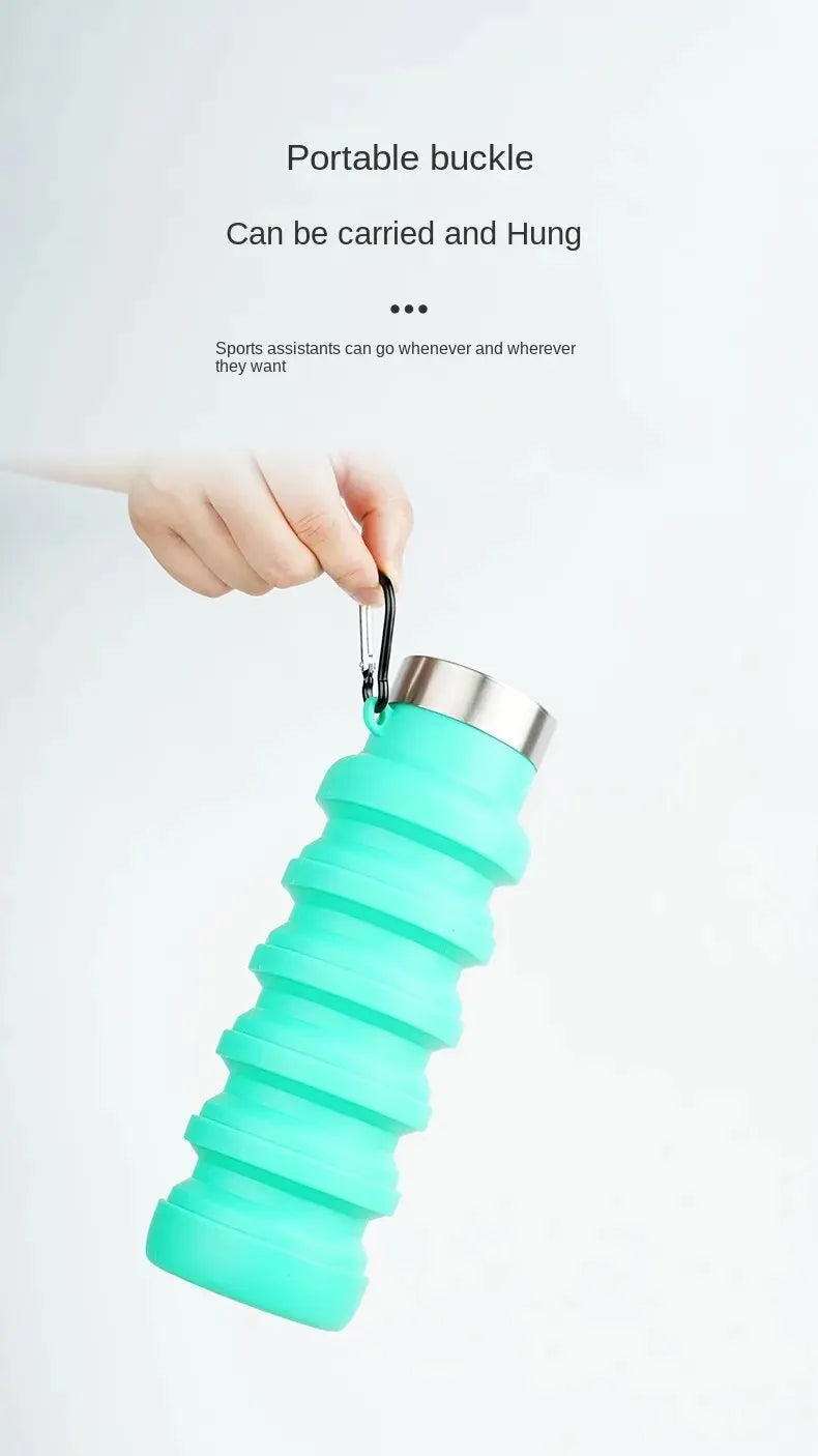 Collapsible Water Bottle – Portable and BPA-Free, Perfect for Hiking and Outdoor Activities