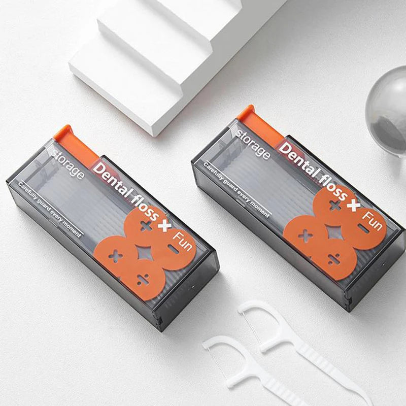 Portable Dental Floss Dispenser - Refillable Oral Hygiene Solution