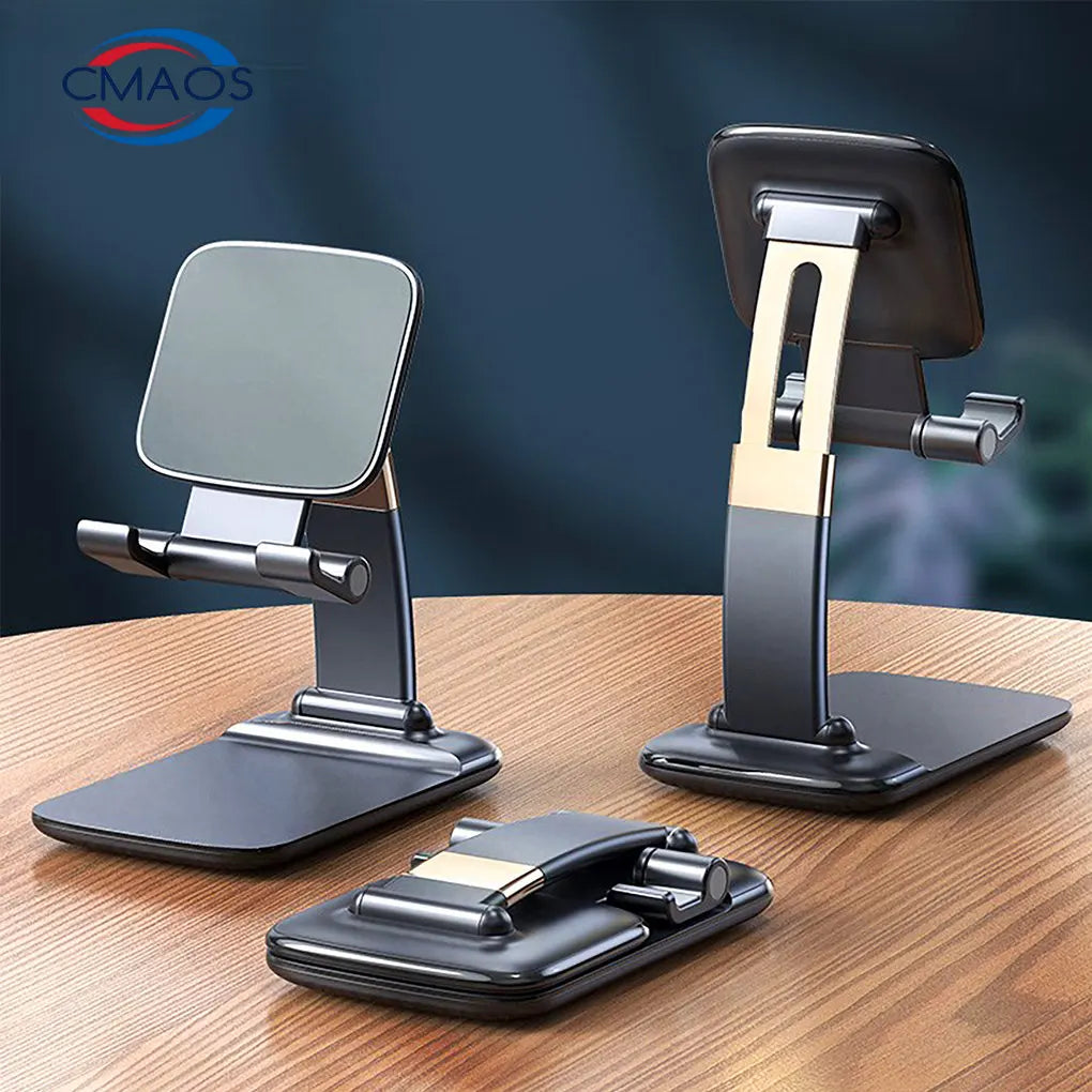 Foldable ABS Desktop Mobile Phone Stand for iPad, iPhone , Smartphones & Tablets