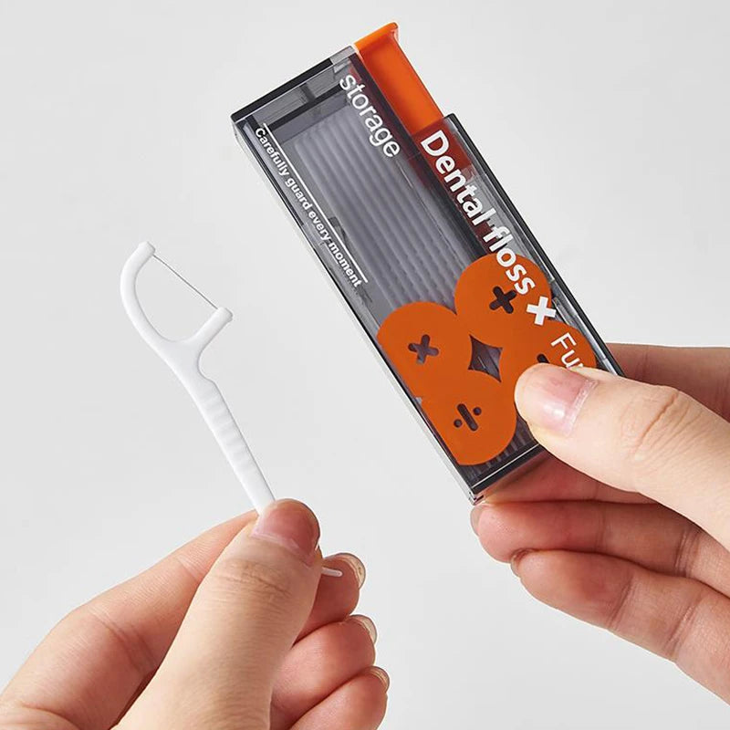 Portable Dental Floss Dispenser - Refillable Oral Hygiene Solution