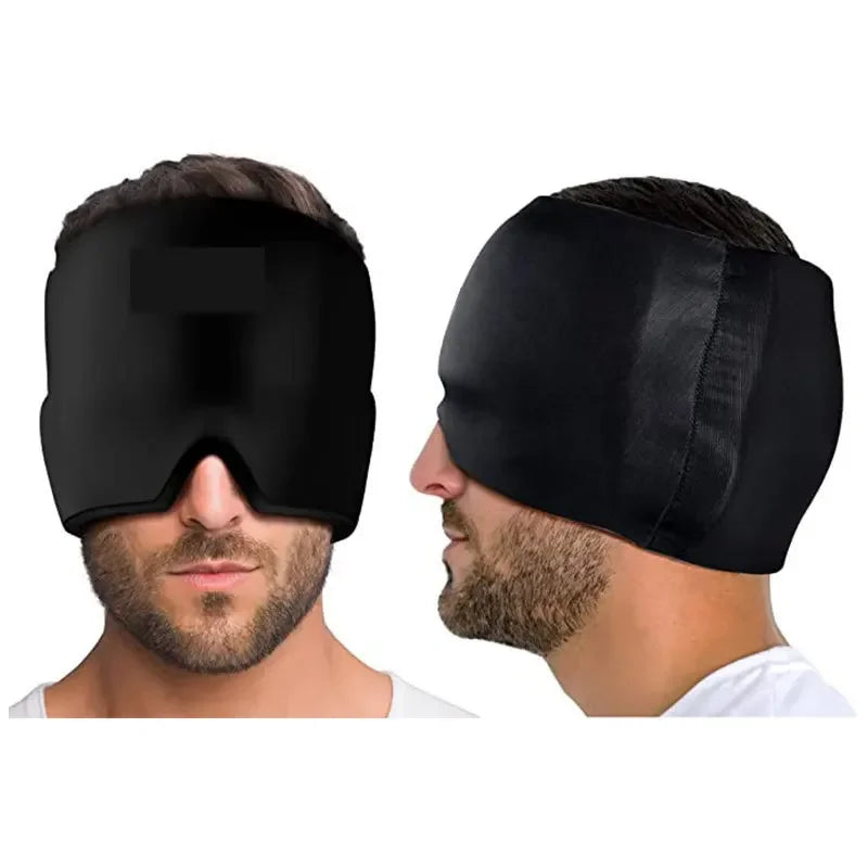Migraine Relief Ice Hat – Ultimate Comfort and Therapy for Headache, Stress, and Pressure Relief with Hot/Cold Gel Compression Technology