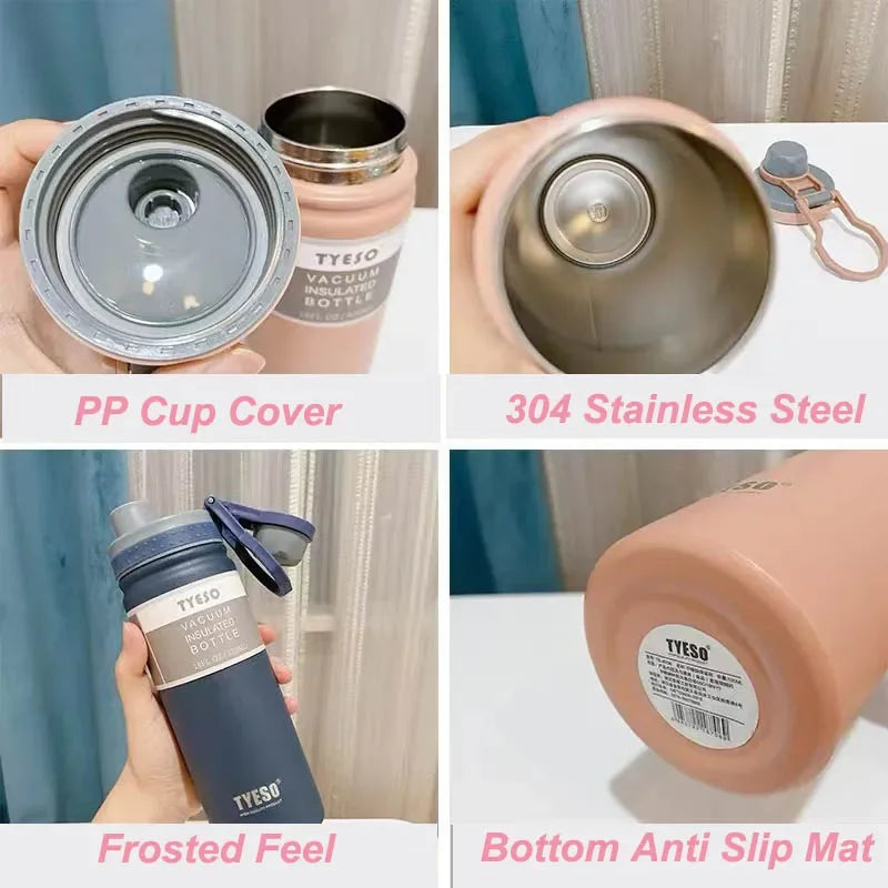 TYESO 530/750ML Stainless Steel Thermos Bottle – The Ultimate Insulated Travel Companion