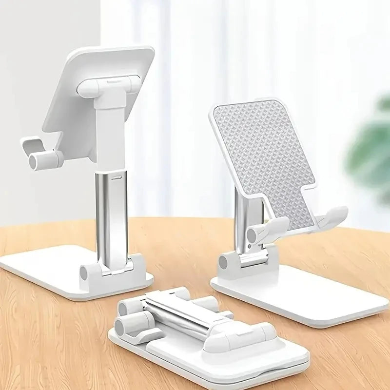 Adjustable Desk Phone and Tablet Holder - Universal Compatibility for iPhone, iPad, Xiaomi, and More