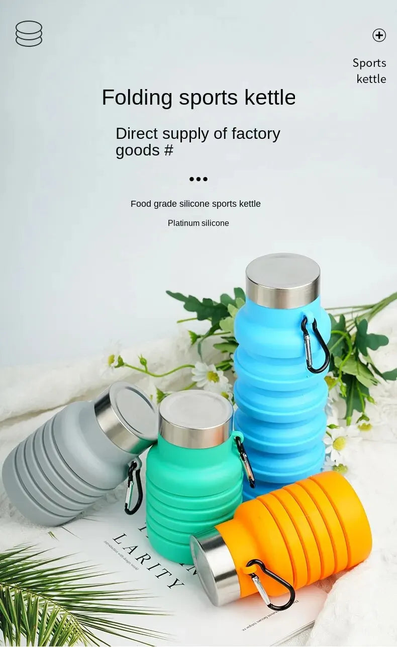 Collapsible Water Bottle – Portable and BPA-Free, Perfect for Hiking and Outdoor Activities