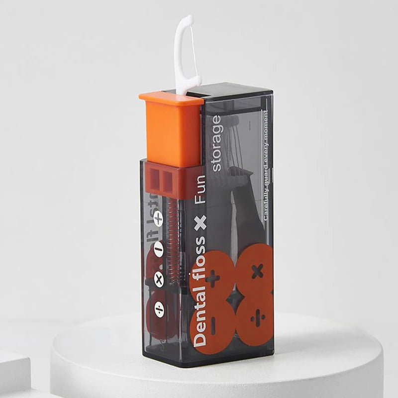 Portable Dental Floss Dispenser - Refillable Oral Hygiene Solution