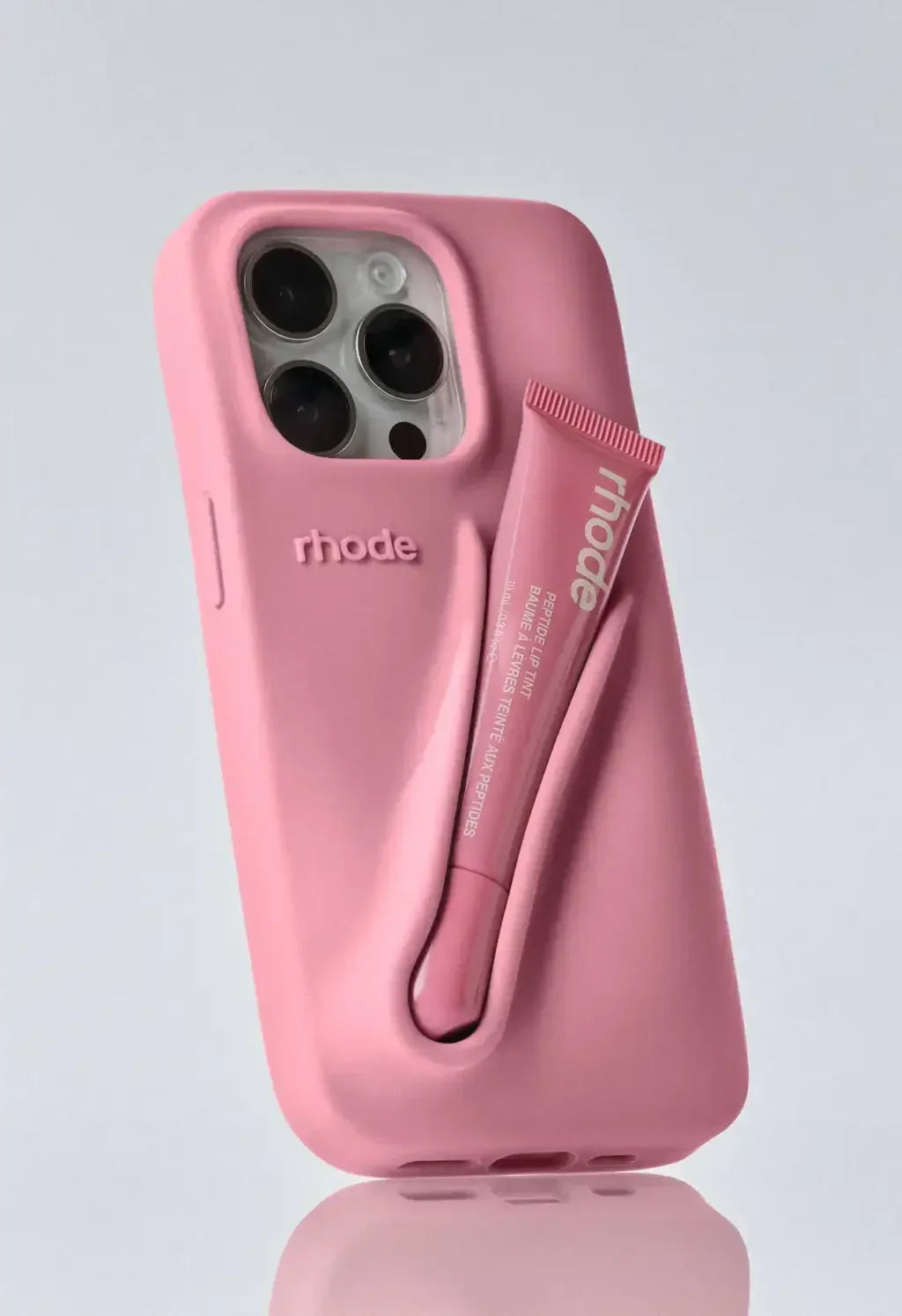 New Autumn Limited Edition Rhode Lip Holder Silicone Phone Case – Stylish and Functional Cover for iPhone 11, 12, 13, 14, 15, 16 Pro Max Plus