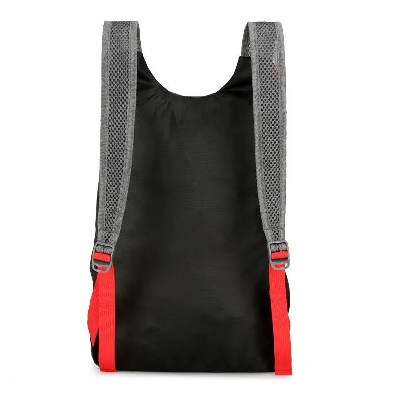 Ultimate Outdoor Folding Backpack - Lightweight Waterproof Nylon Sports Bag, 20L Large-Capacity for Camping, Hiking & Travel
