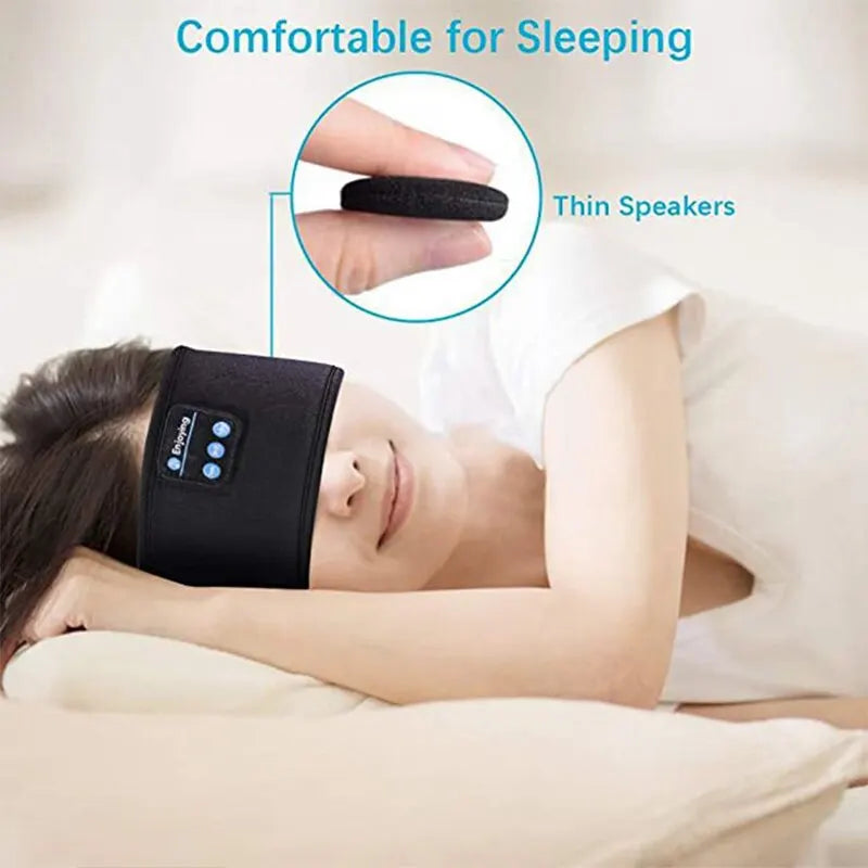 Fone Bluetooth Earphones Sports Sleeping Headband – Elastic Wireless Headphones with Active Noise Cancellation, Music Eye Mask, and Bluetooth 5.0 for Sports and Sleep