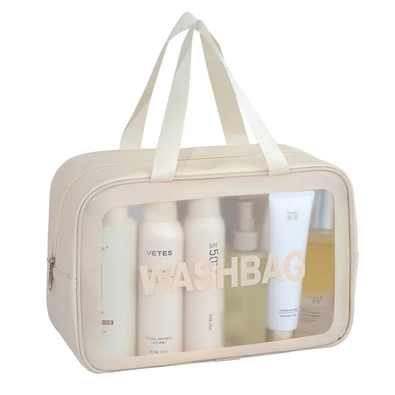 Large-Capacity Waterproof Cosmetic Bag – Stylish, Durable, and Perfect for Travel